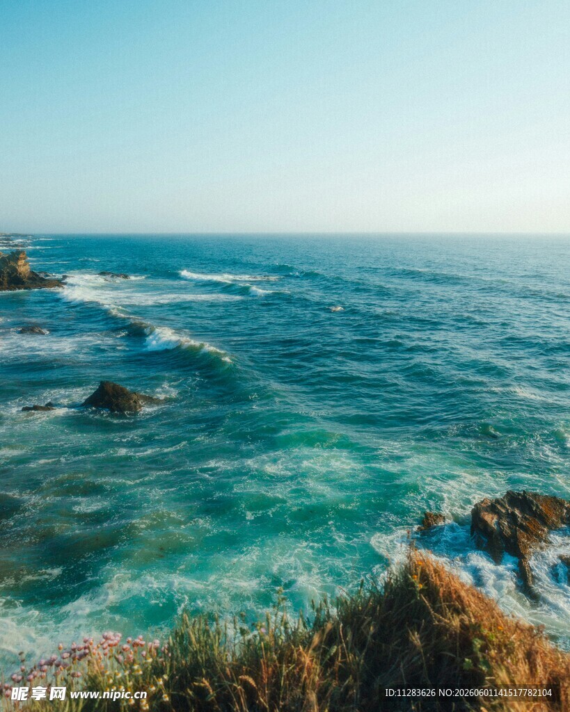 海边美景海浪