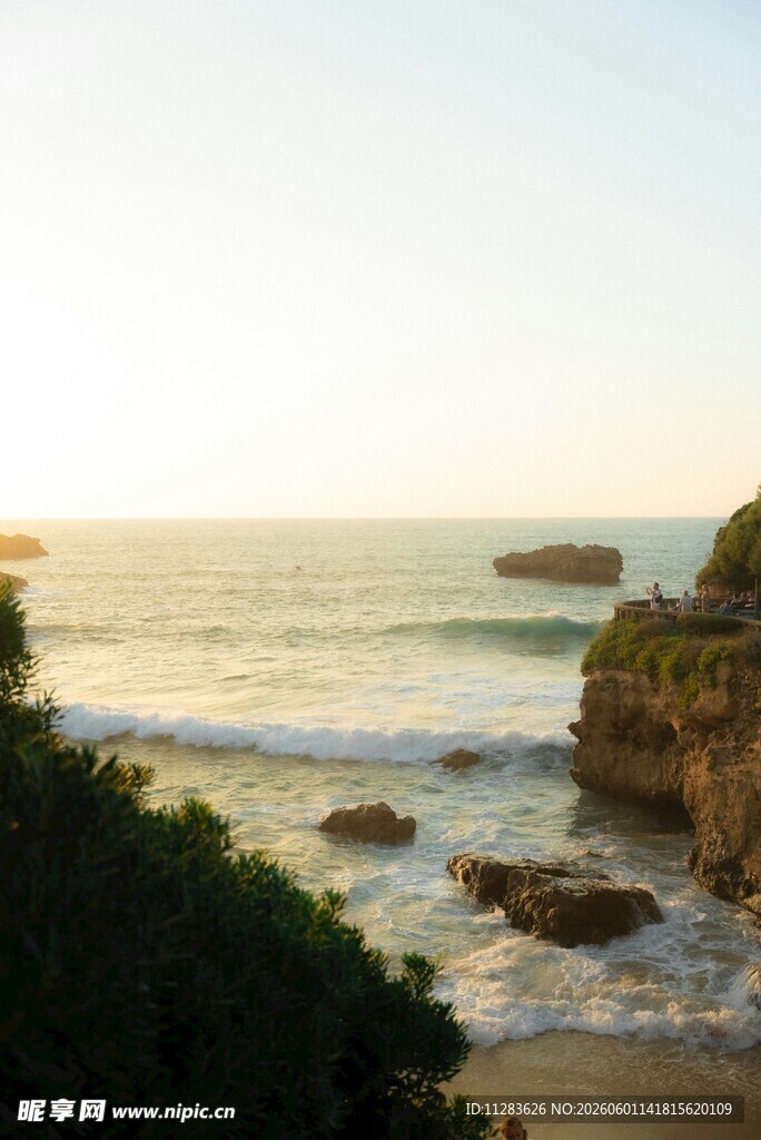 海边黄昏美景