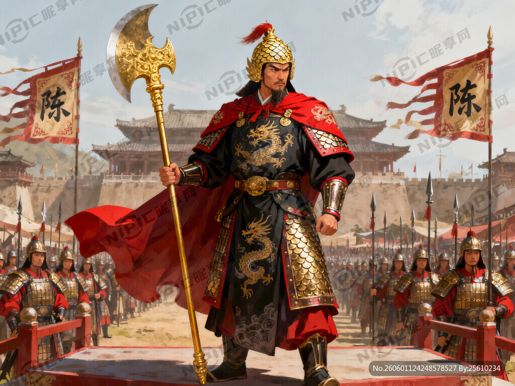 唐代人物  开张圣王陈元光