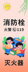 儿童消防安全知识宣传图