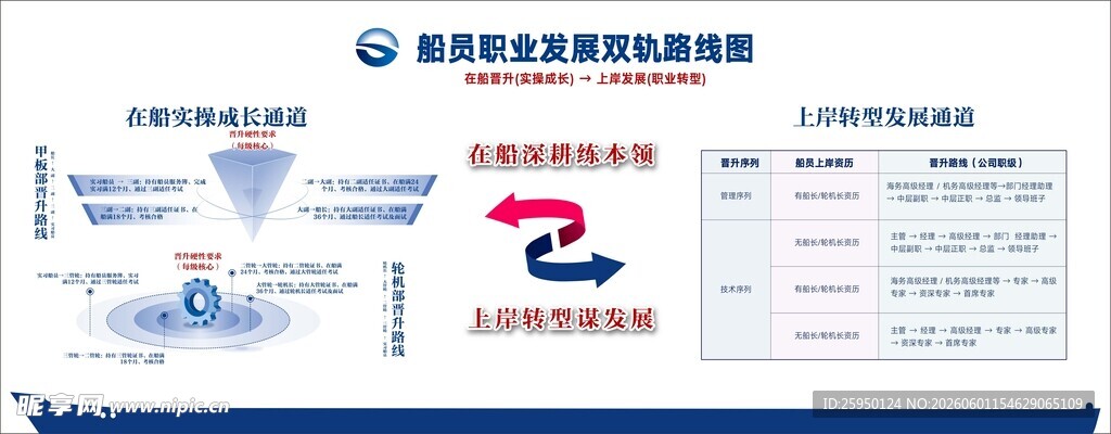 船员职业发展双轨路线图