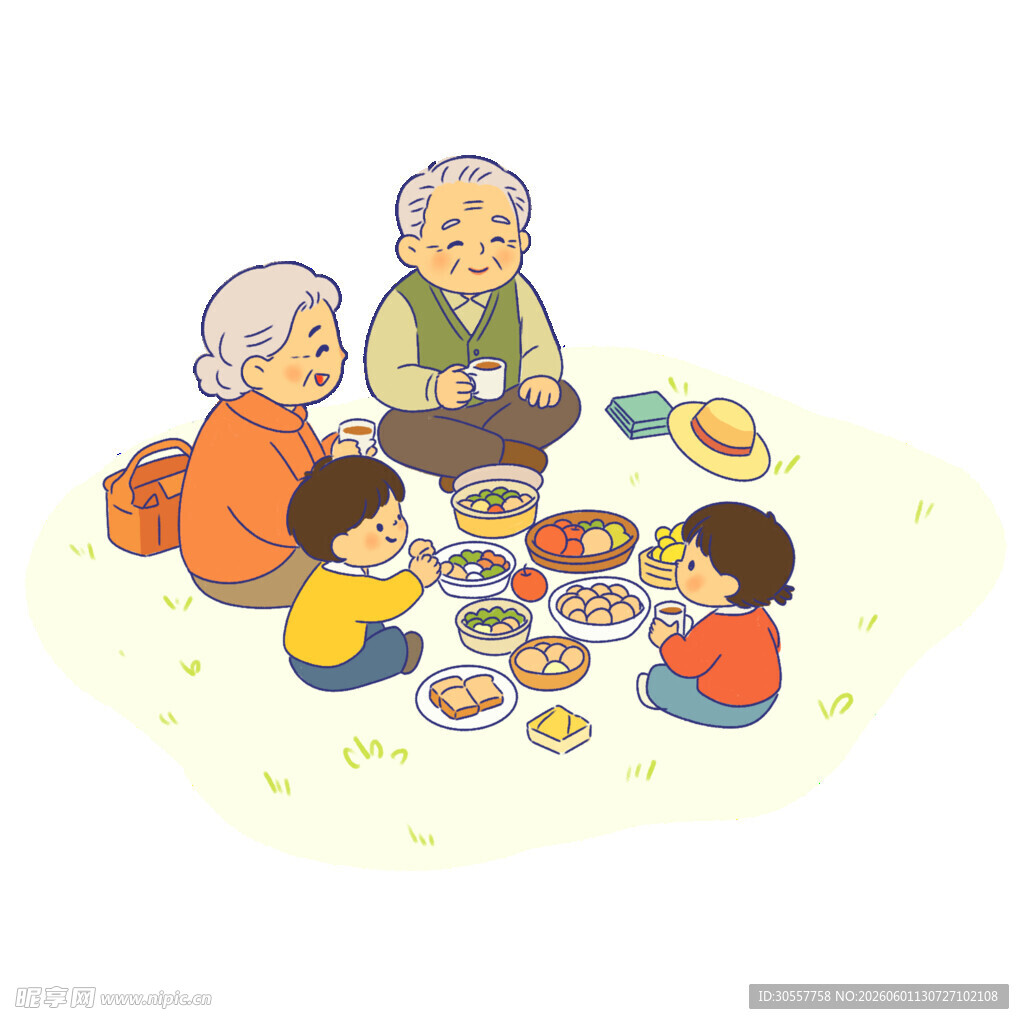 家庭团聚共享美食乐融融