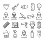 沙龙美发工具图标