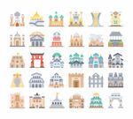 外国建筑图标