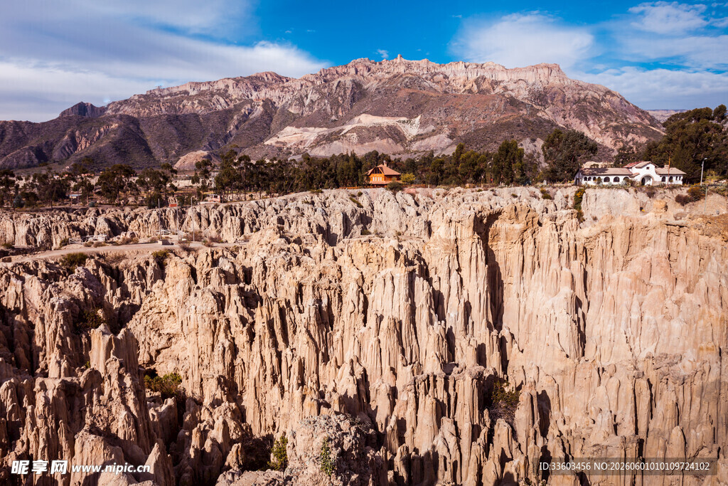 壮丽峡谷景观山峦叠嶂
