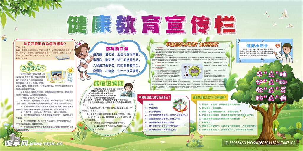健康教育宣传栏