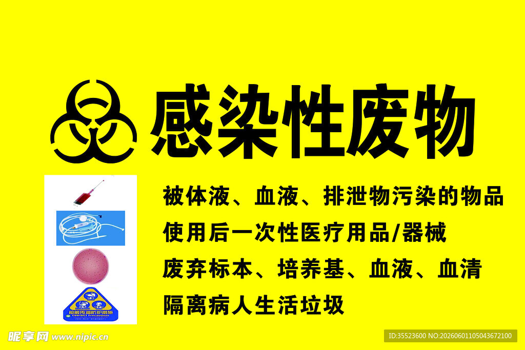 感染性废物标识说明