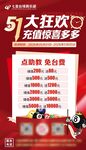 51狂欢充值优惠大放送