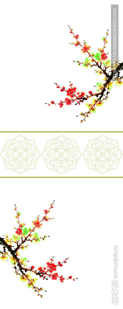 枝头红果花枝俏