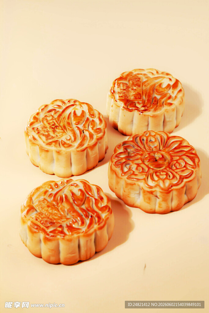 美味传统月饼展示
