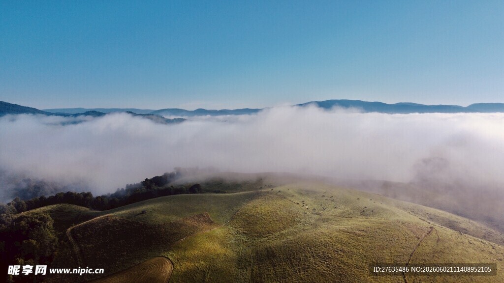 山间云海美景