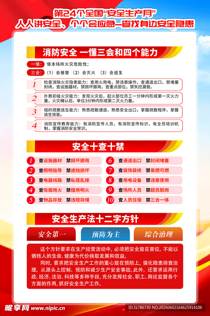 安全知识海报