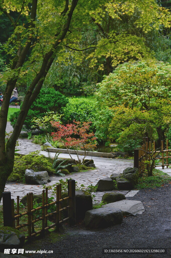 日式园林静谧景致
