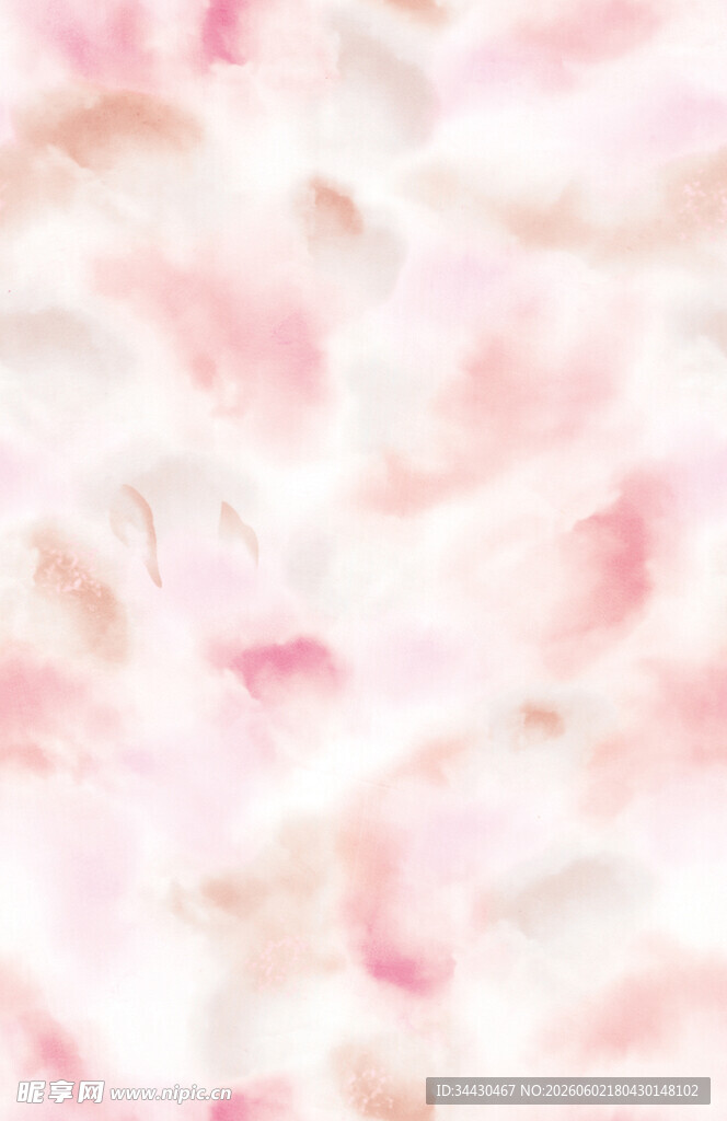 梦幻粉色水彩纹理背景