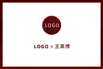 简约红色圆形LOGO设计