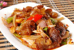 美味回锅肉摄影图