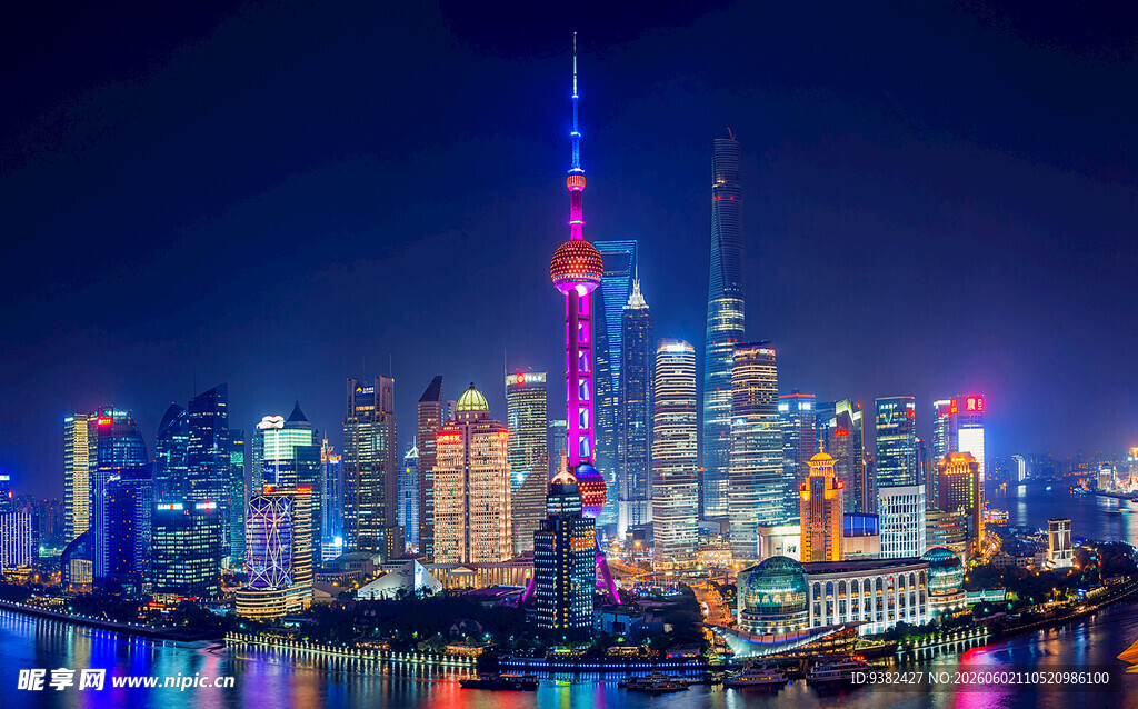 上海外滩璀璨夜景