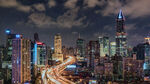 繁华都市夜景