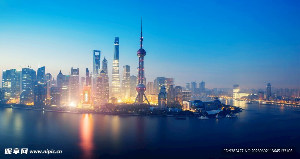 上海外滩璀璨夜景