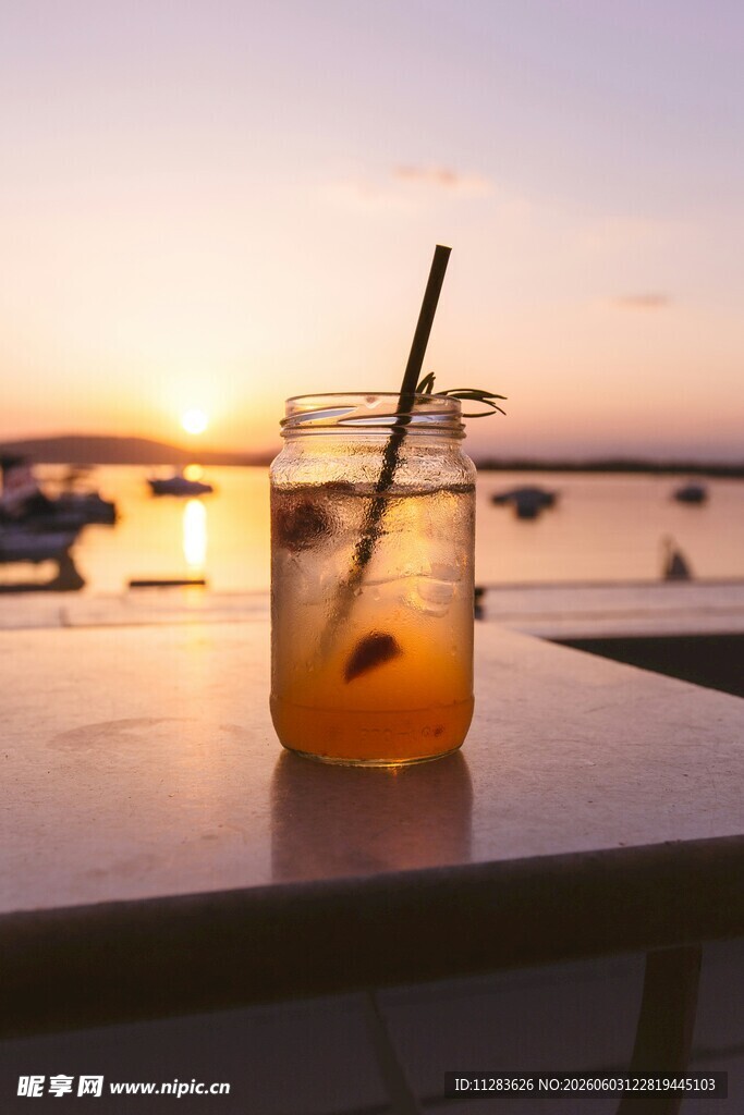 夕阳下的美味