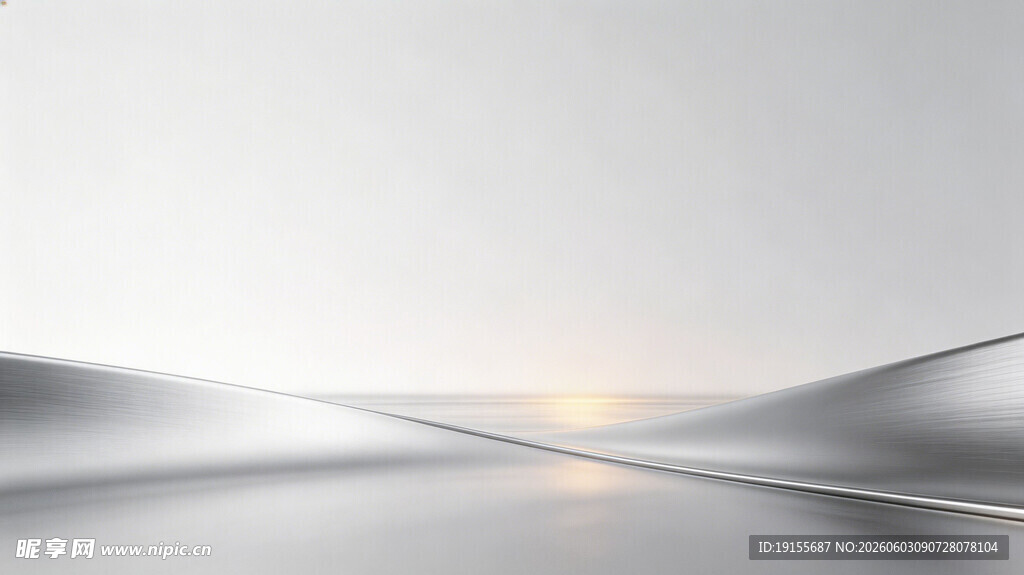 简约流线型抽象金属背景