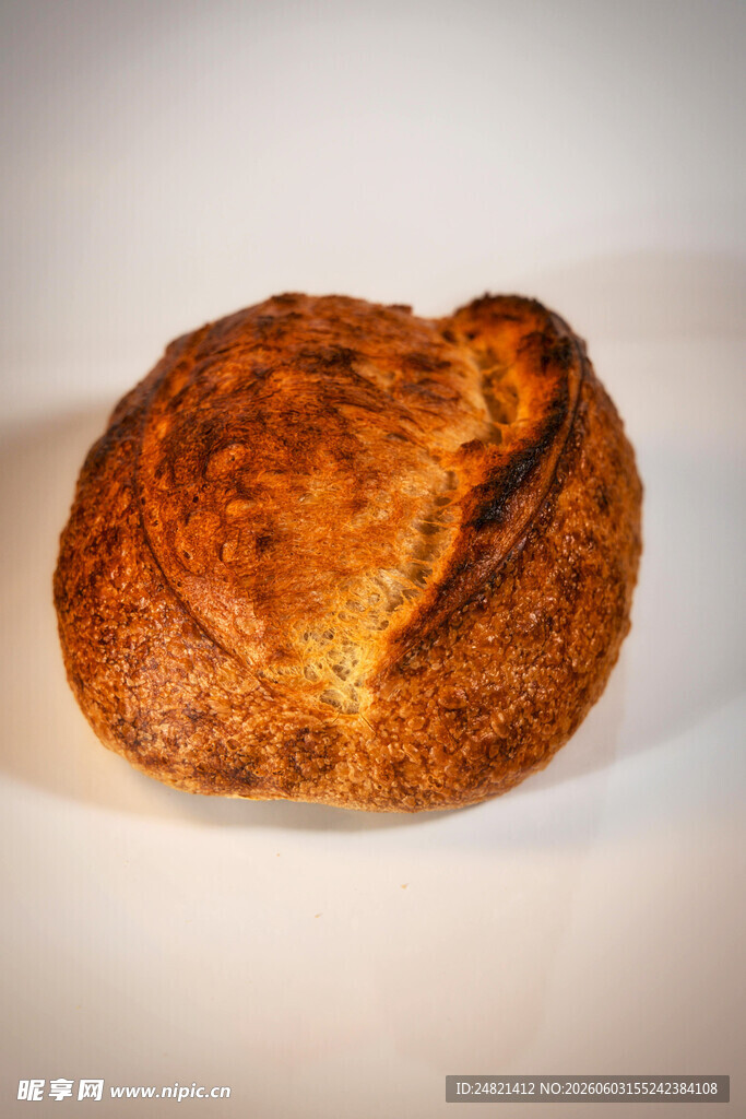 美味手工面包特写