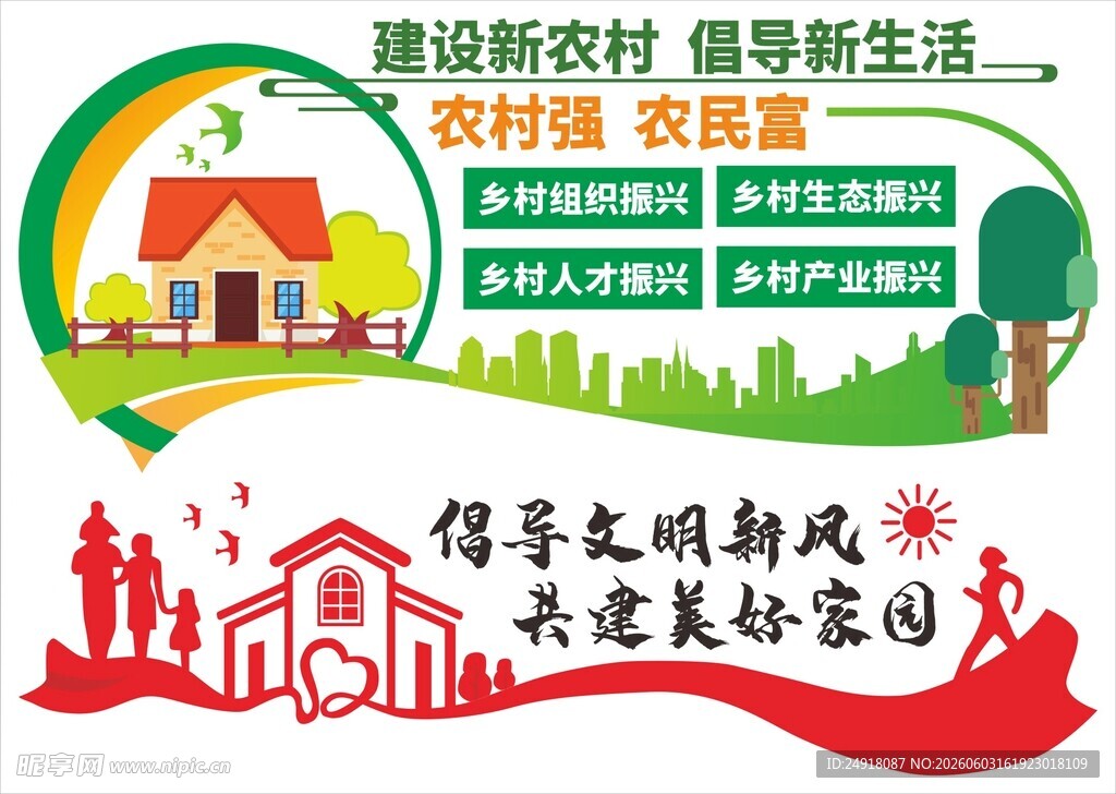 乡村振兴新农村建设城市文明创建