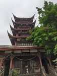 古色古香的多层中式阁楼