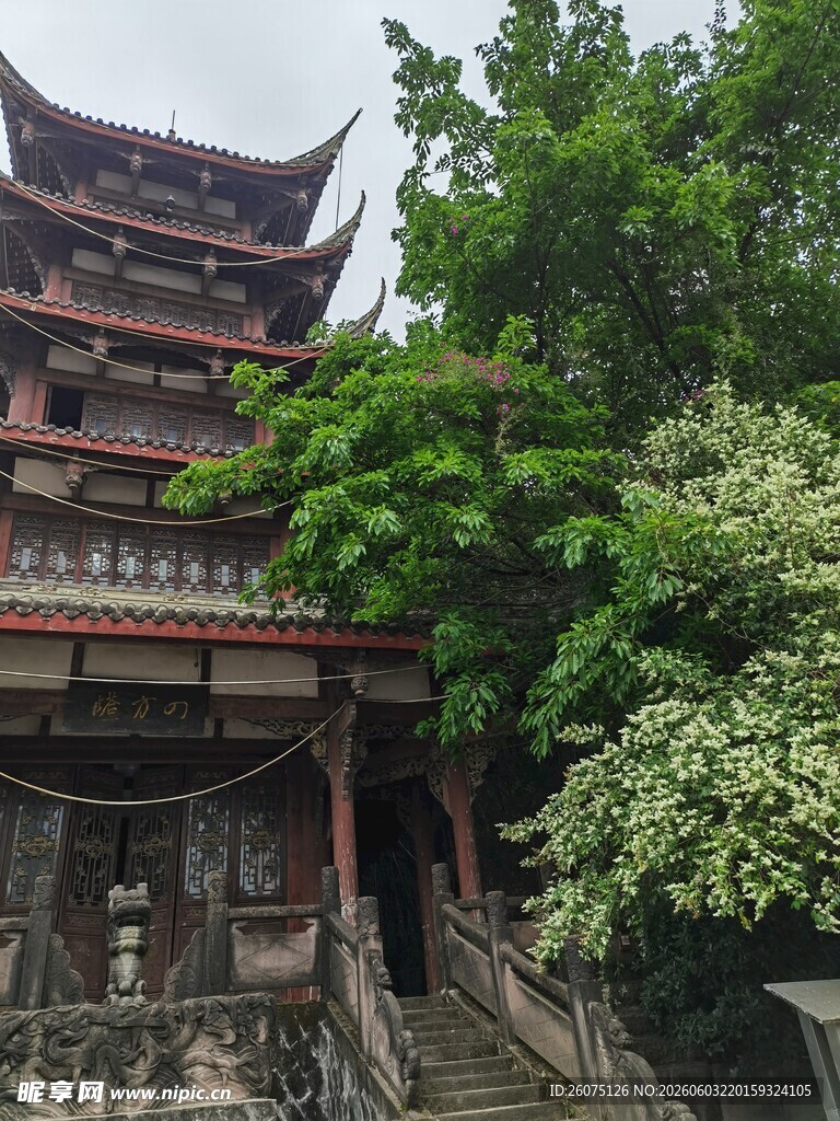 古色古香中式楼阁