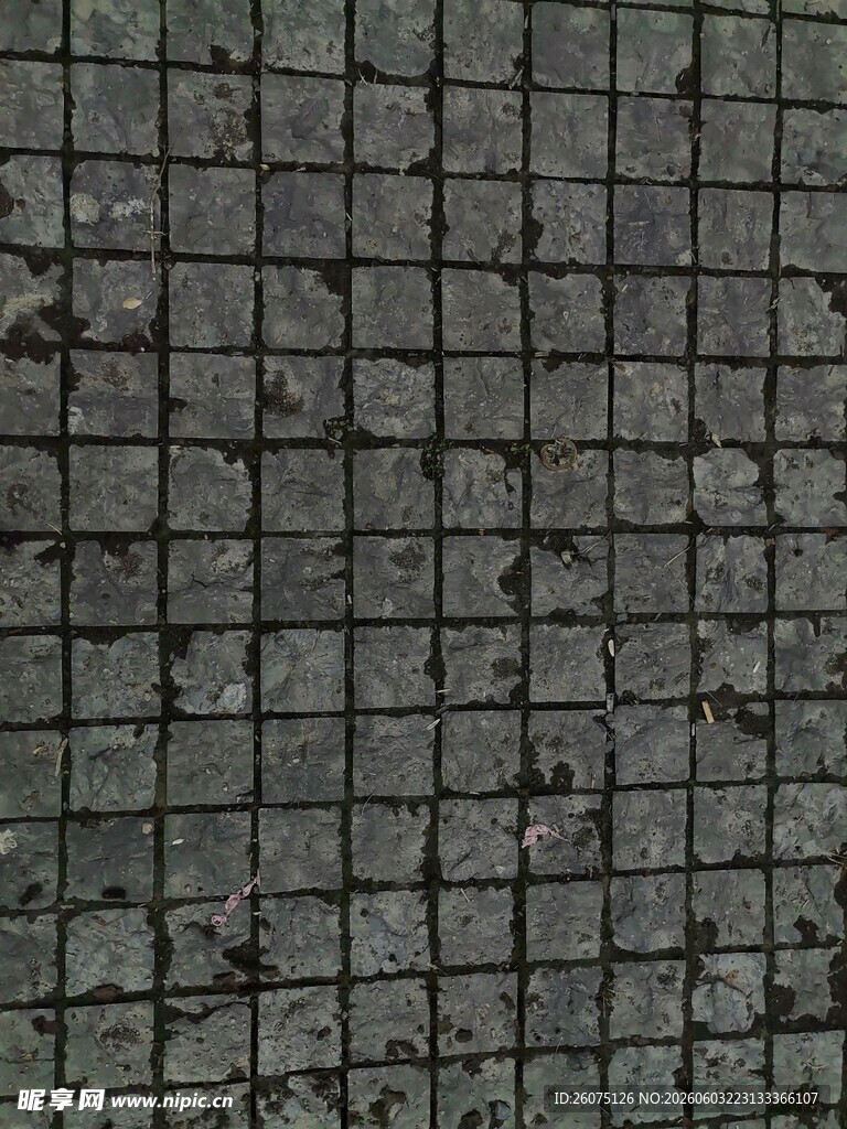灰色方格纹理背景图
