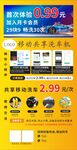 移动共享洗车宣传海报灯箱素材