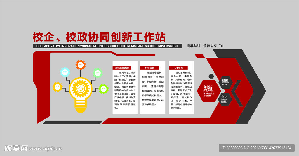 企业使命价值观文化墙
