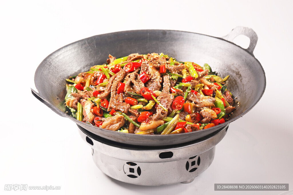 铁锅黄牛肉