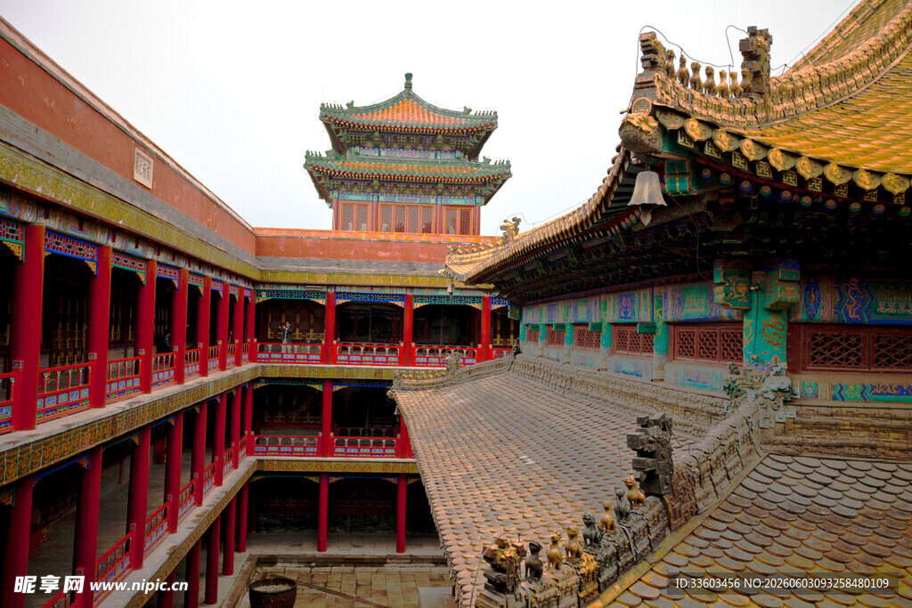 故宫古建筑庭院景观