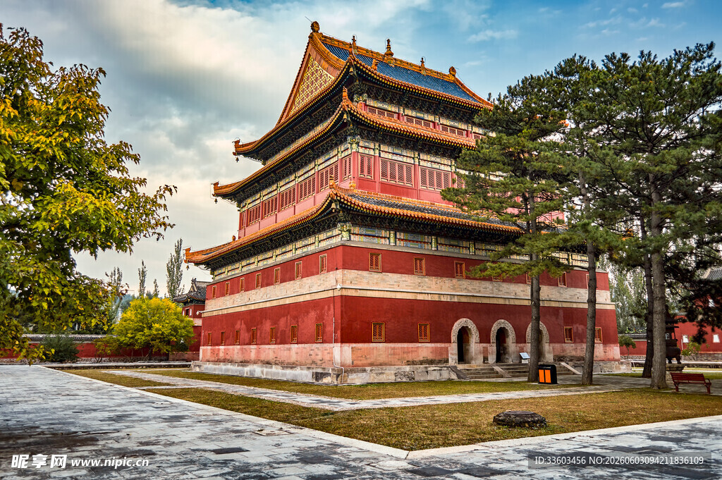 北京鼓楼古建筑景观