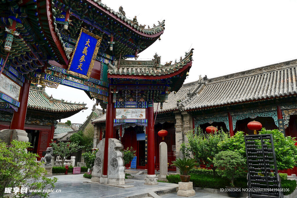古色古香中式传统建筑群
