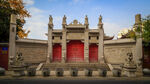 中式古建筑大门景观