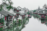 江南水乡古景静谧如画