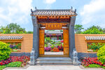 中式古典门楼景观