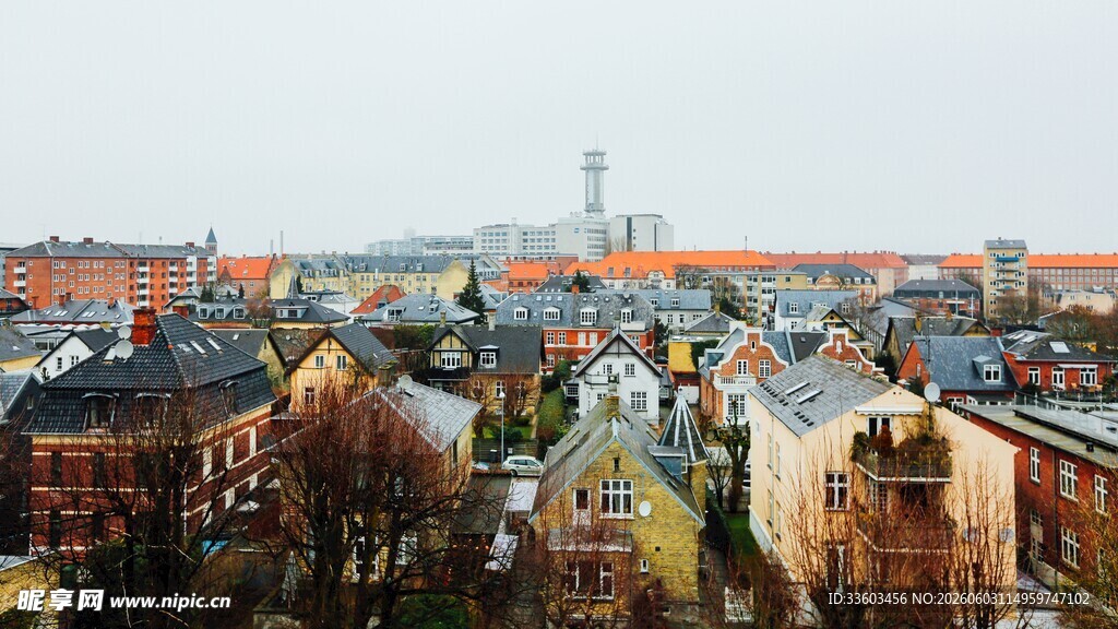 城市多彩建筑景观