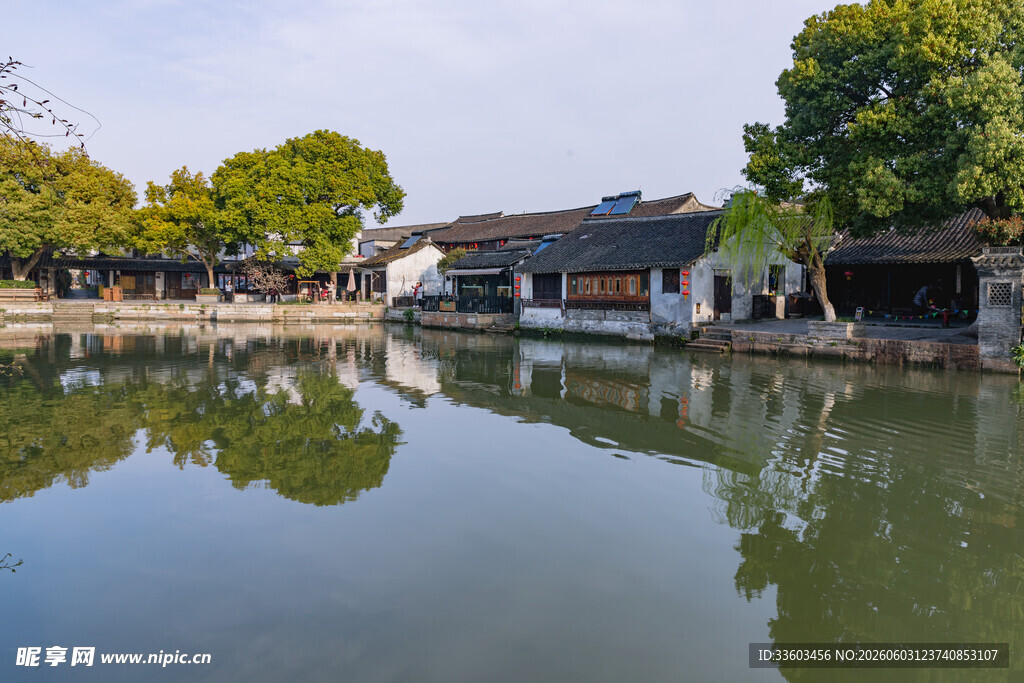 江南水乡古景静谧如画