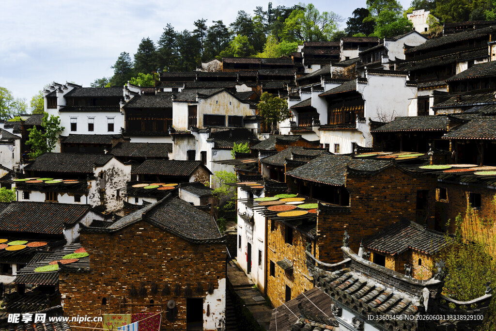 徽派古村落风景如画
