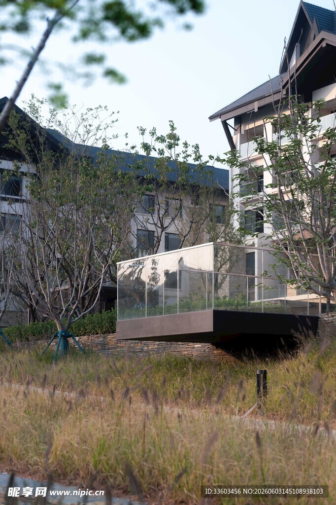 现代风格庭院建筑景观