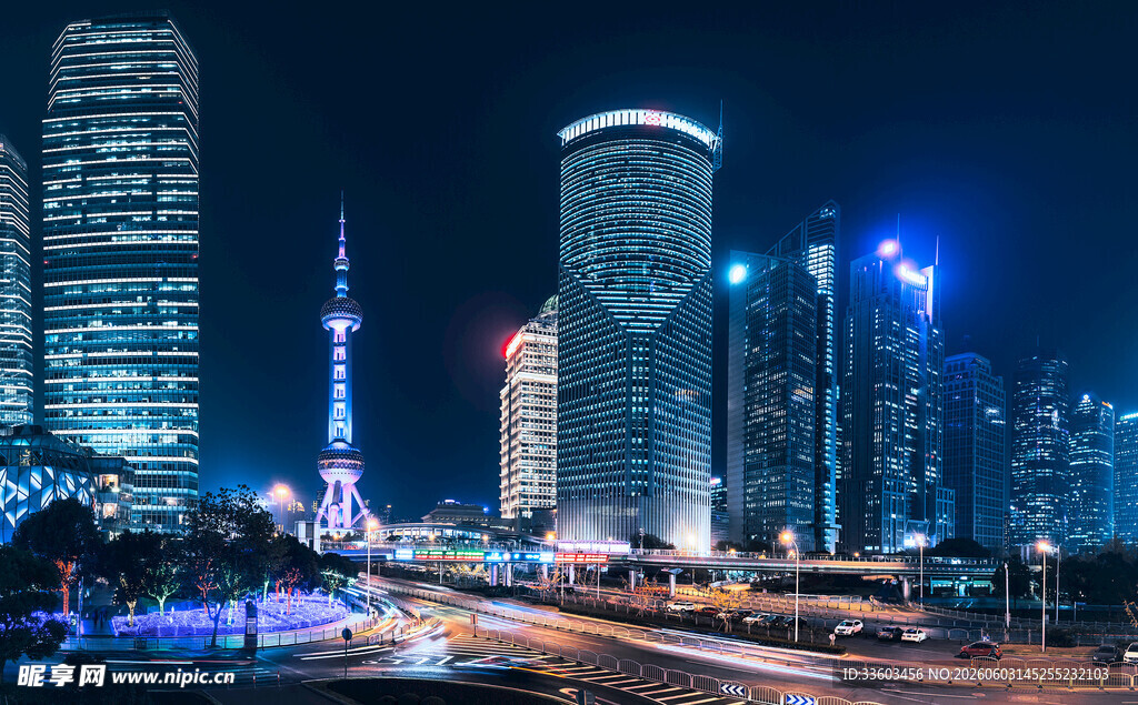 都市璀璨夜景