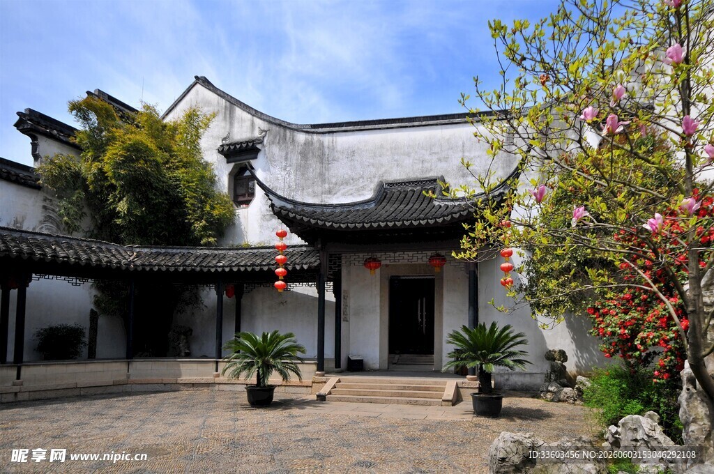中式庭院景致