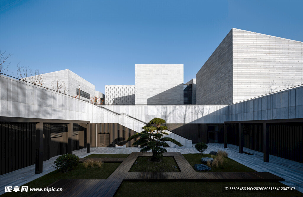 现代庭院式建筑景观