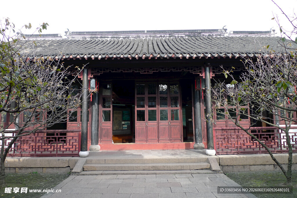 中式传统建筑古典雅致