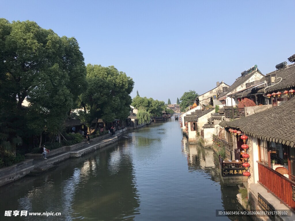 江南水乡河道风景