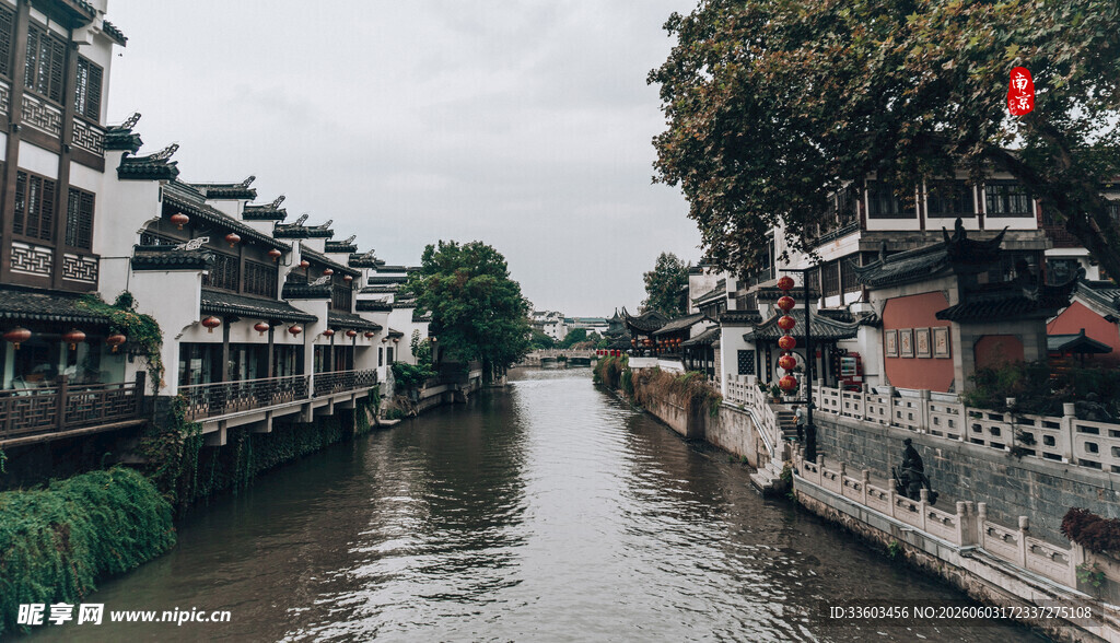 江南水乡河道风景
