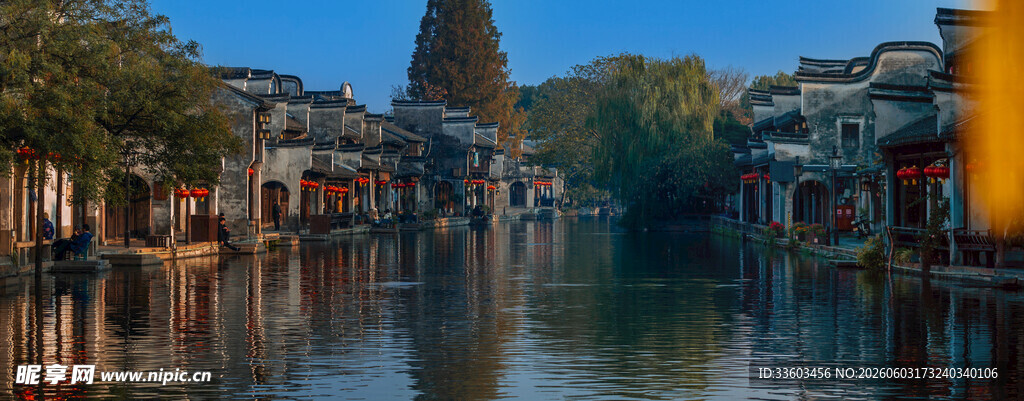 水乡古镇静谧迷人的风景